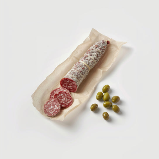 Saucisson green olive deluxe slices
