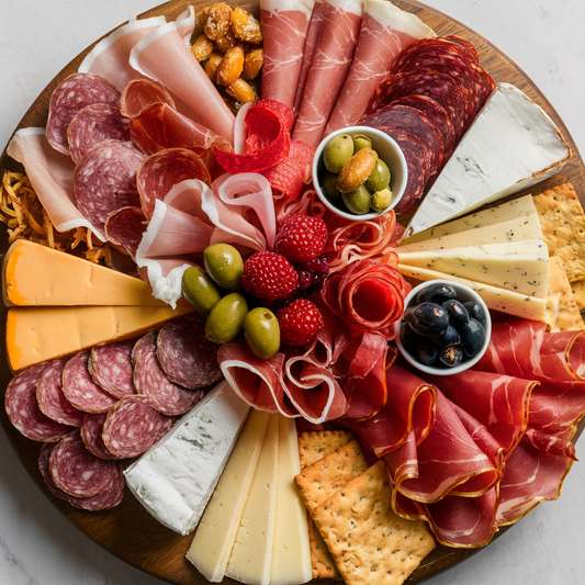 Halal vleeswaren, chorizo, salami, prosciutto, cecina