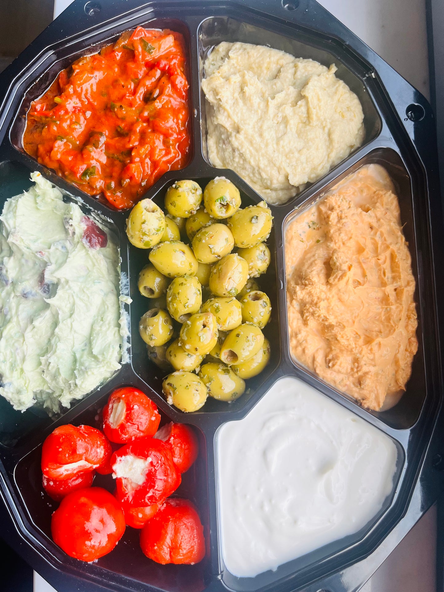 Luxe tapasschaal 7 soorten