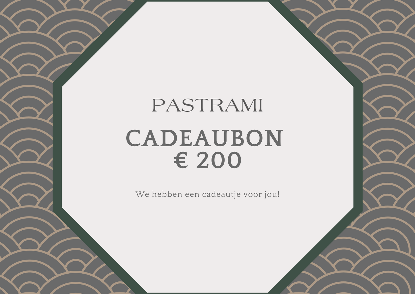 PASTRAMI cadeaubon