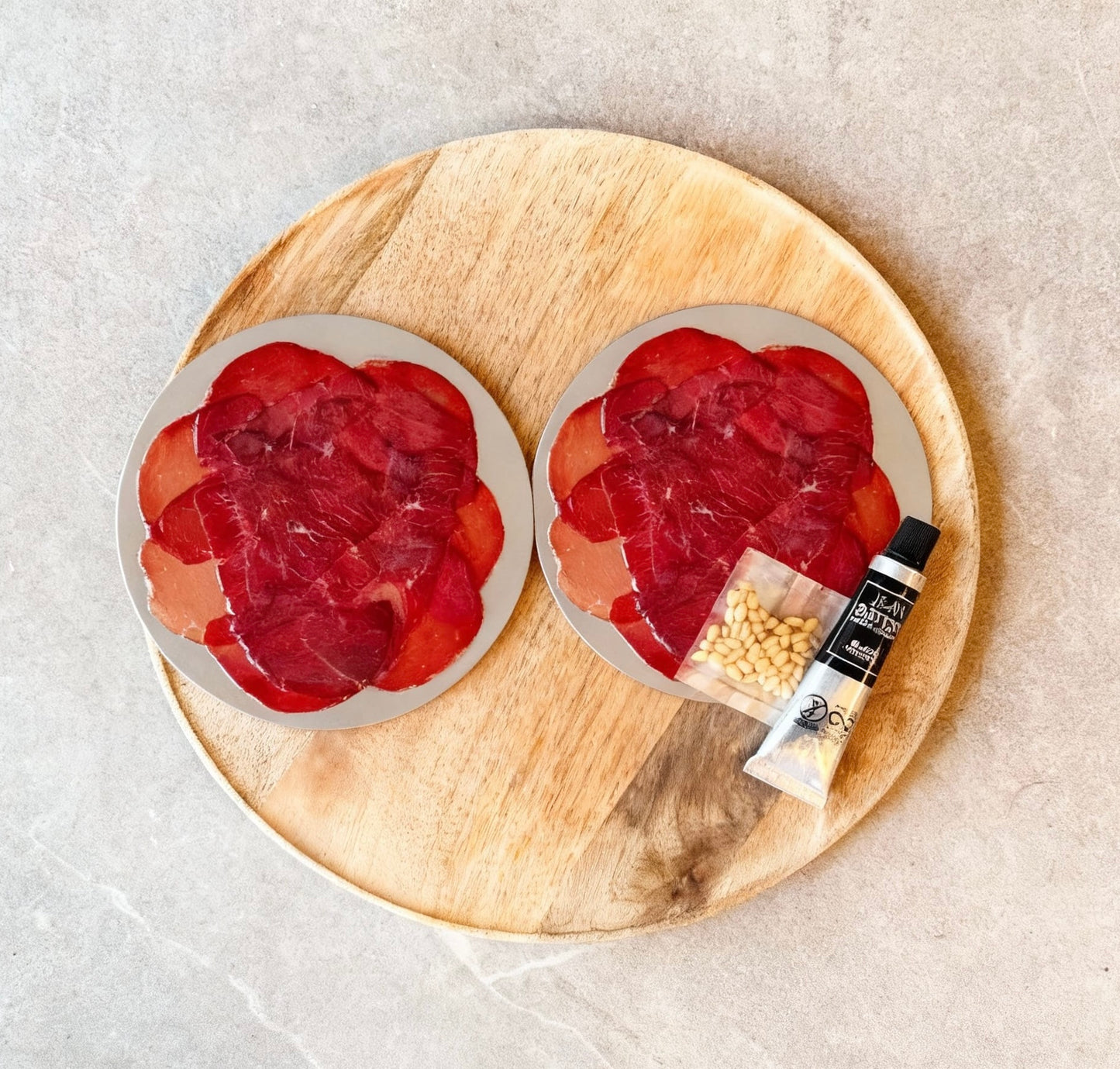 2 stuks Carpaccio de Bresaola