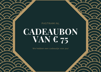 Online te bestellen €75,-