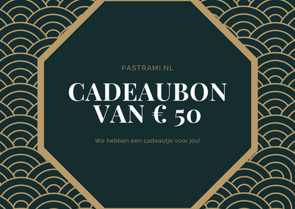 Online te bestellen €50,-